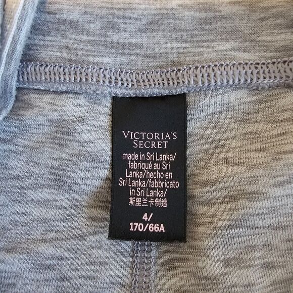 Victoria’s Secret Gray Leggings with Pockets Women’s Size 4 Made in Sri Lanka - Picture 6 of 7